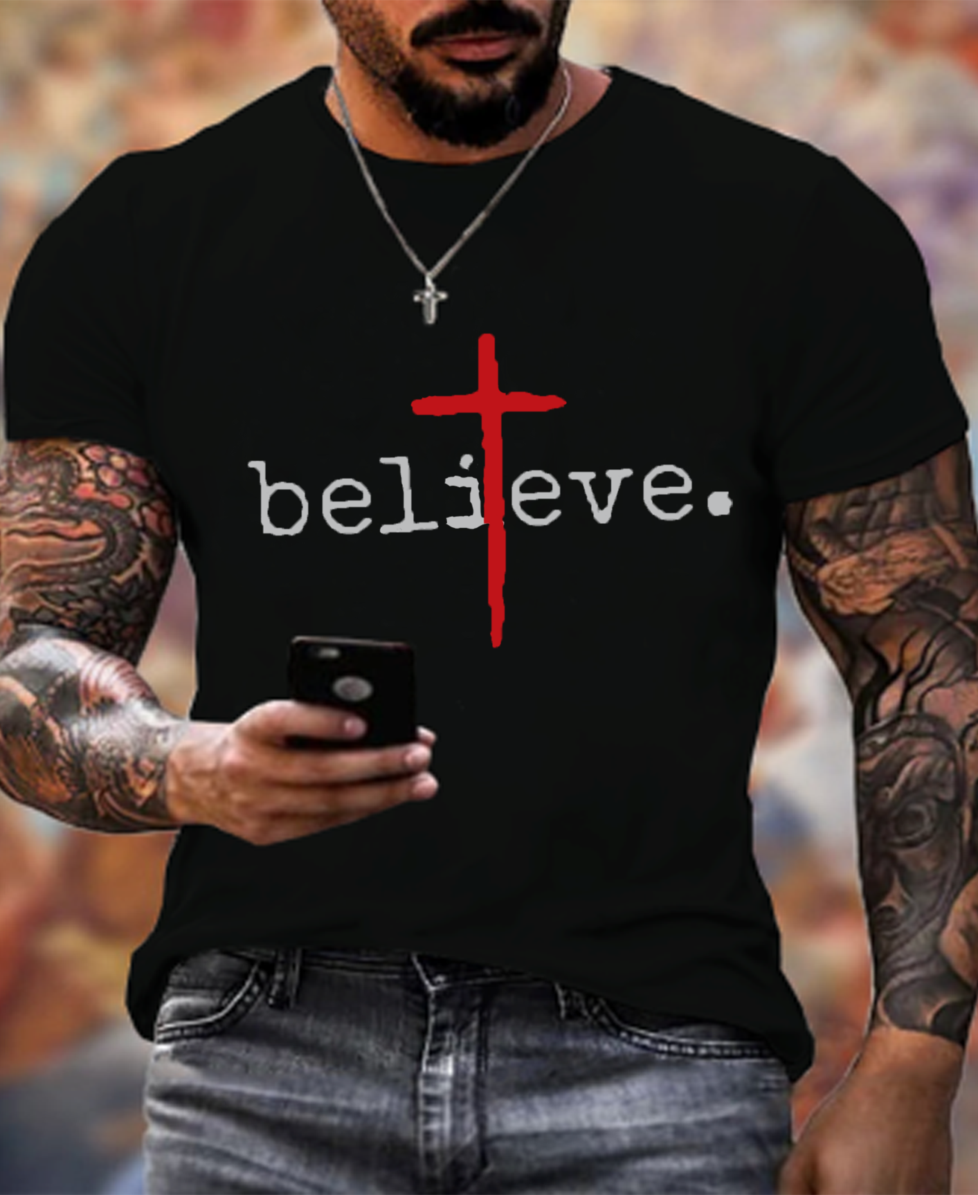Believe. Cross Tee