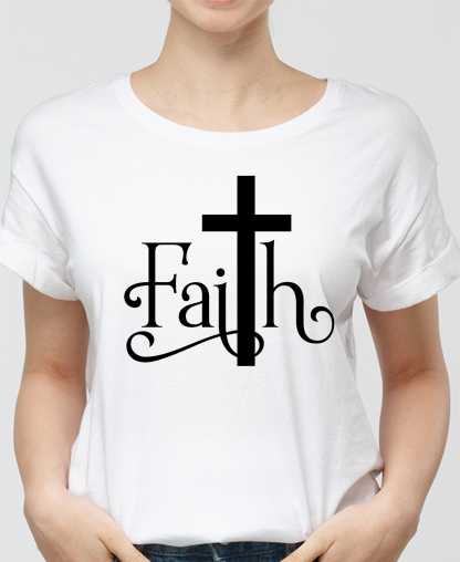 Faith Creative Design Women Tee