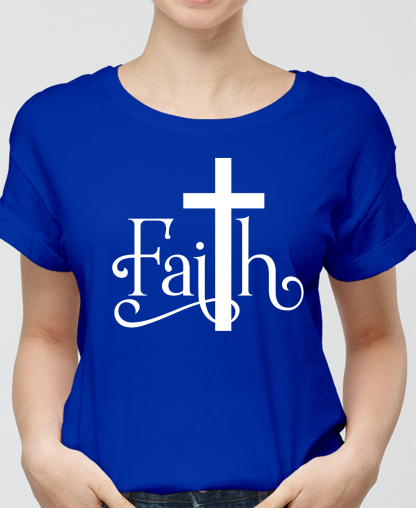 Faith Creative Design Women Tee