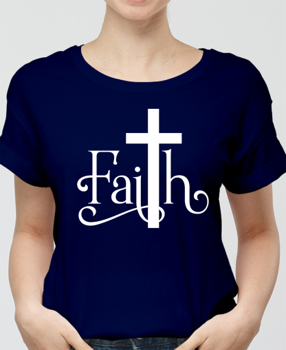 Faith Creative Design Women Tee