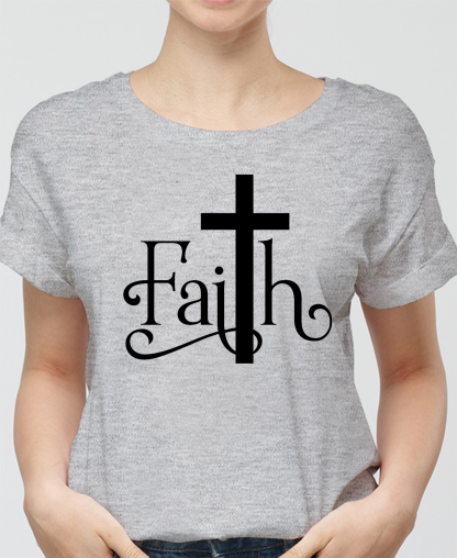 Faith Creative Design Women Tee