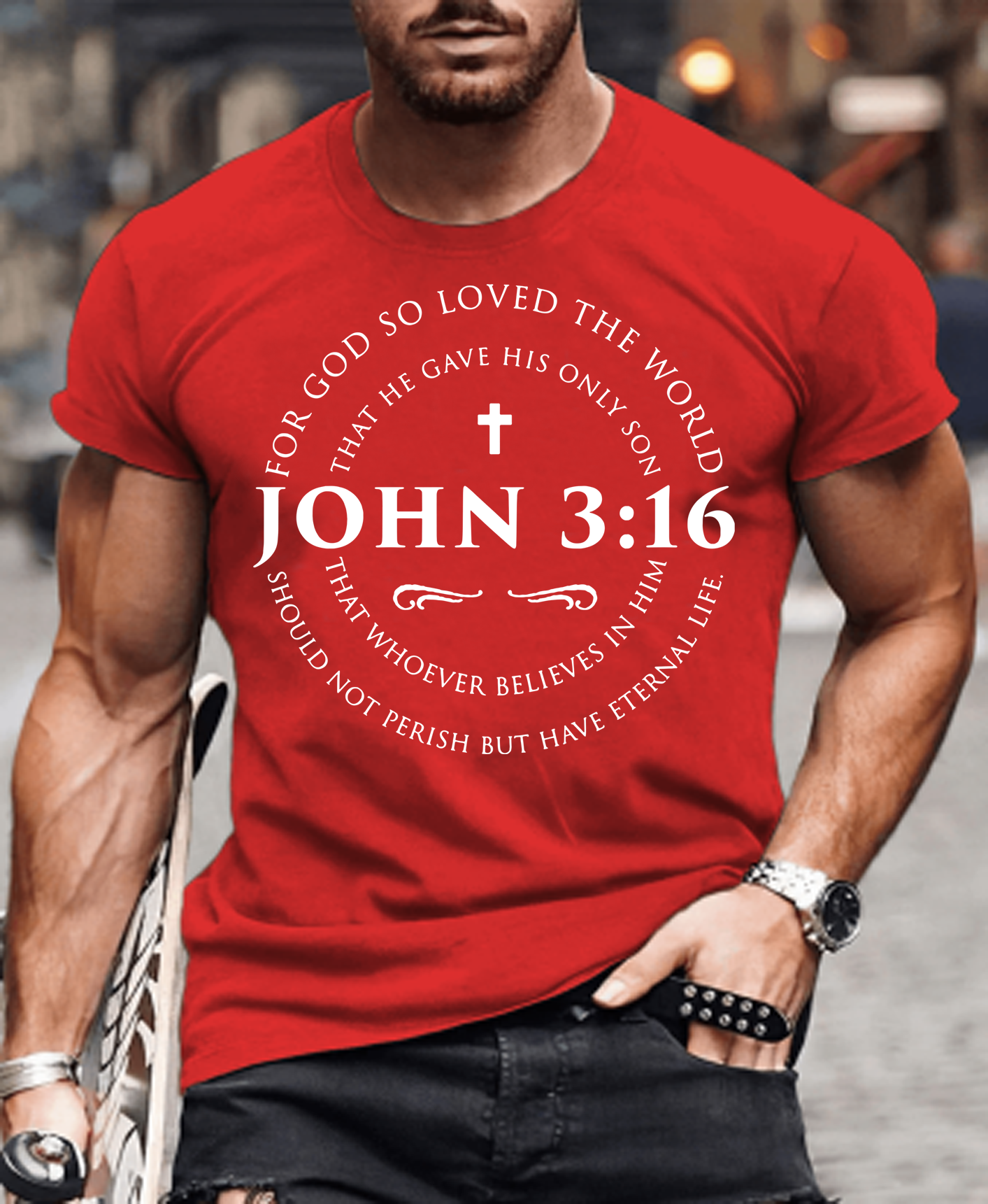 For God So Loved The World John 3:16 Tee