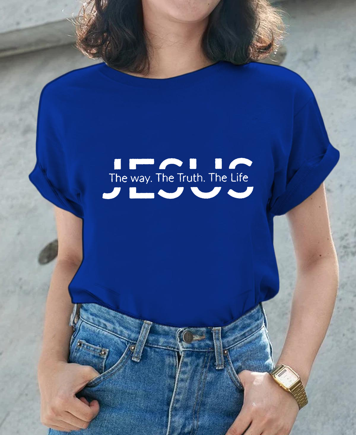 Jesus The Way The Truth The Life Women Tee