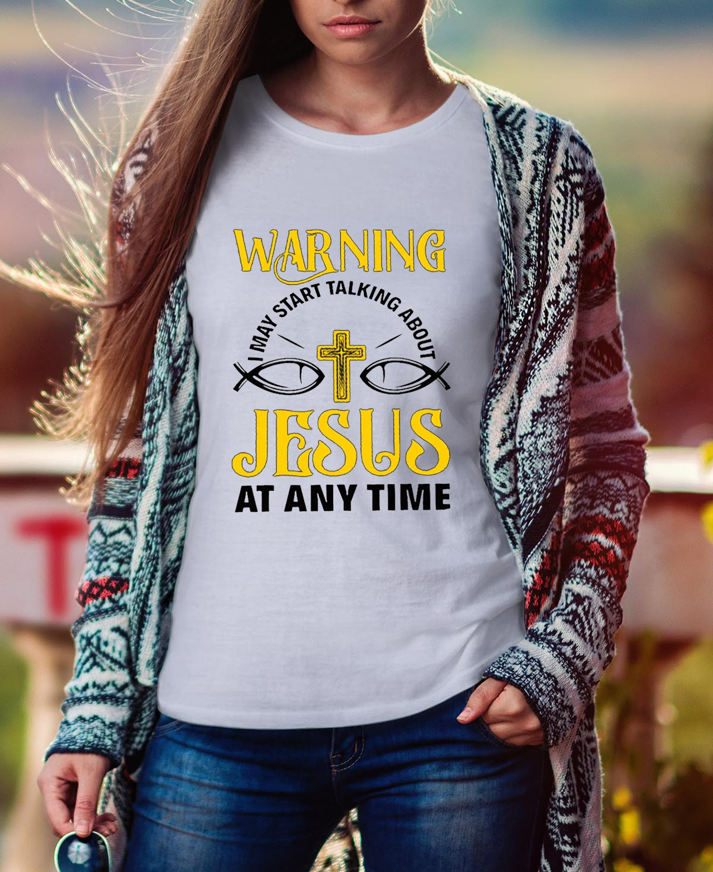 Jesus At Any Time Women Tee
