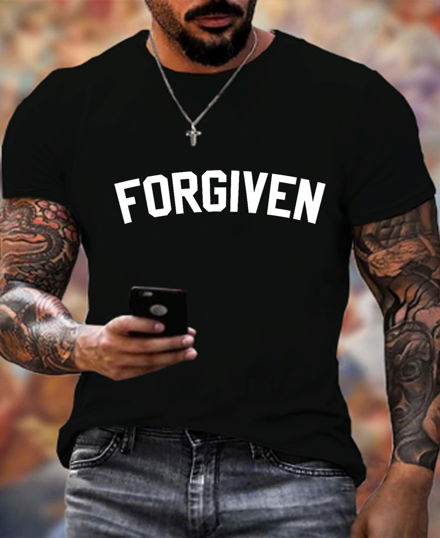 FORGIVEN Trendy Casual Tee
