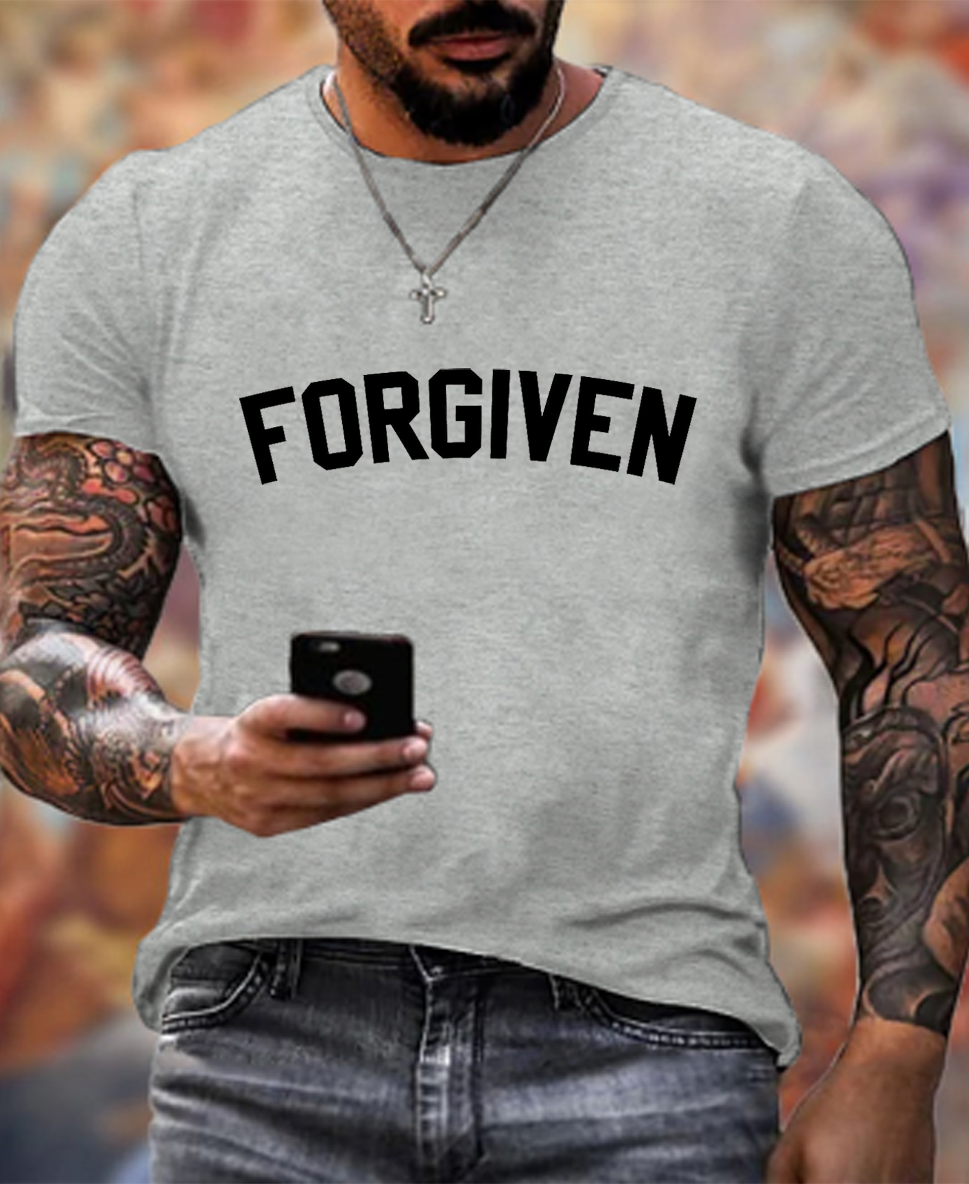 FORGIVEN Trendy Casual Tee