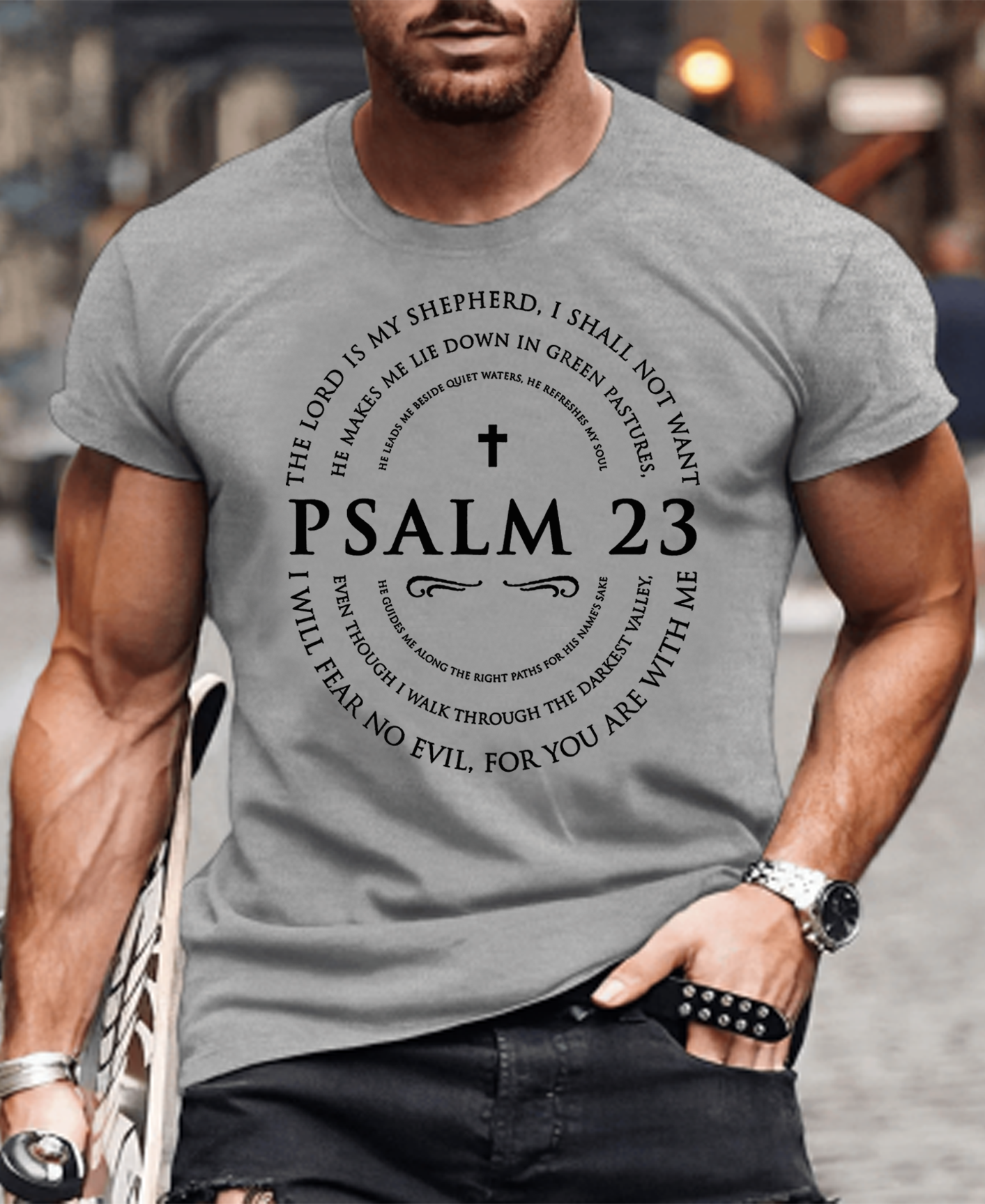 The Lord Is My Shepherd PSALM 23 Tee