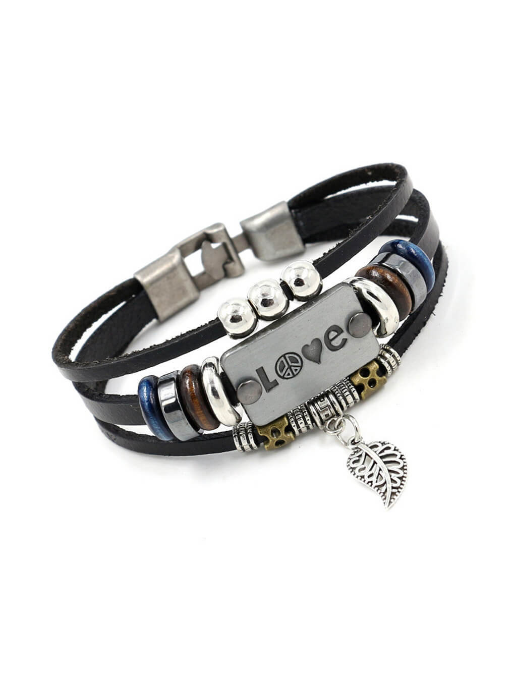 Infinite Leather Bracelet