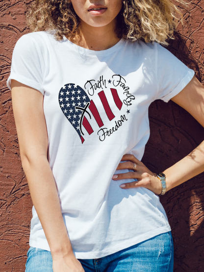 Faith And The Cross Women Tee