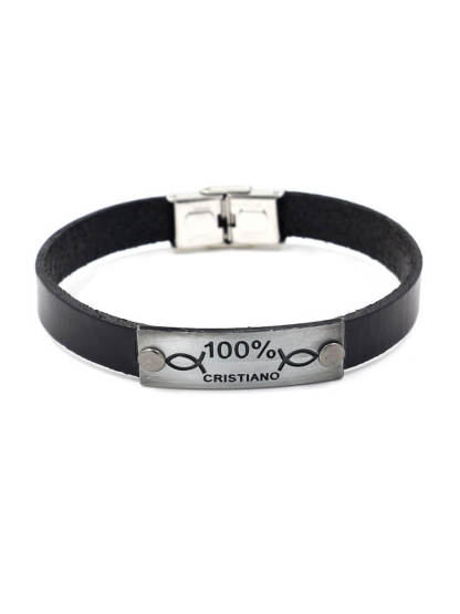 100% Christiano Leather Bracelet
