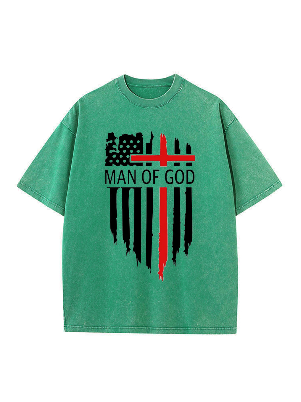 Man Of God Washed Tee