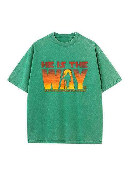 He Is The Way Washed T-shirt