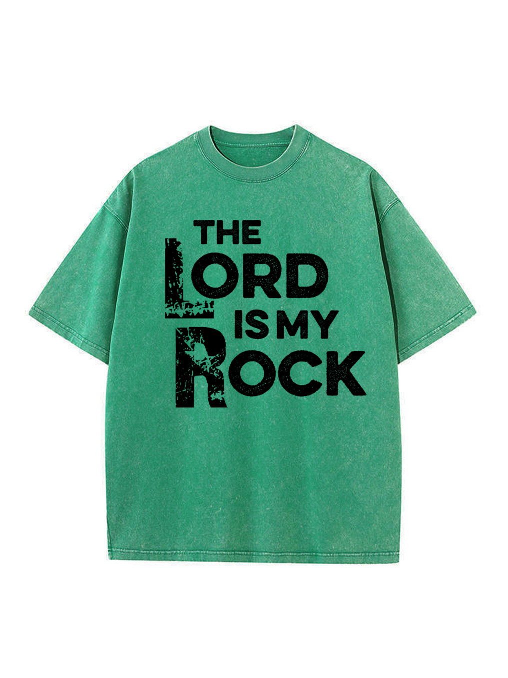 The Lord Is My Rock Washed Tee
