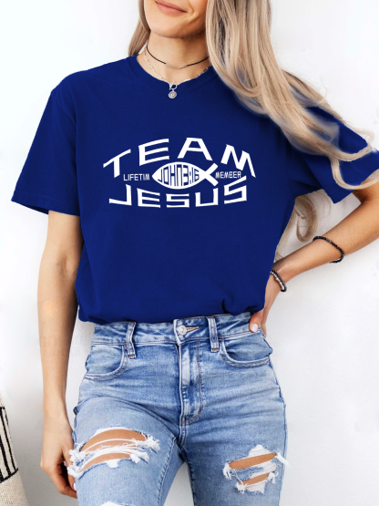Team Jesus Lifetime Member JOHN 3:16 Women Tee
