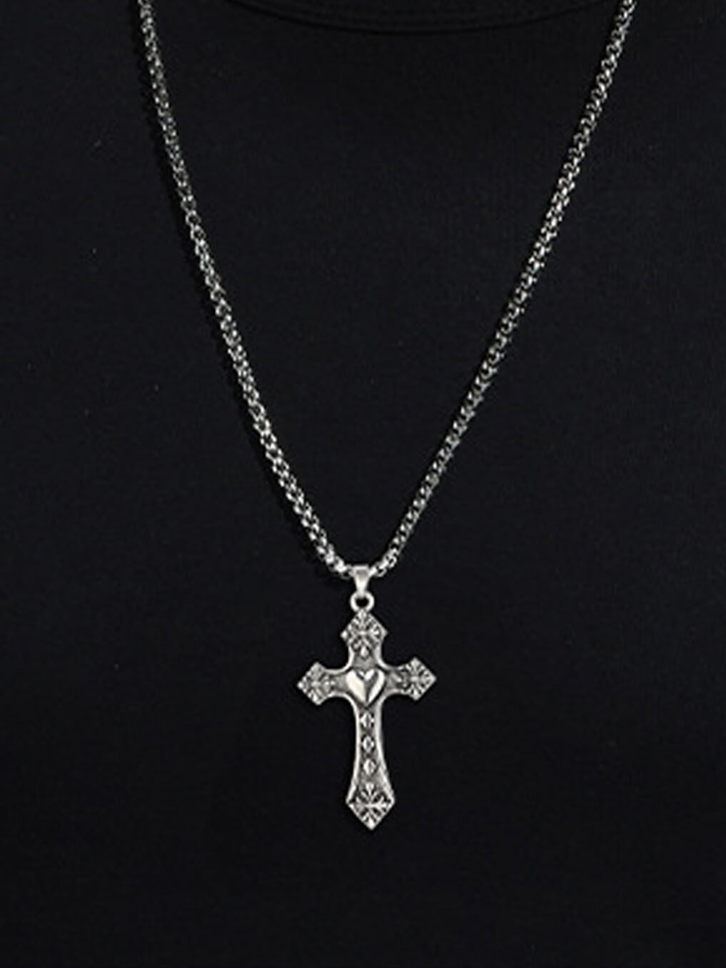 Cross Heart Necklace