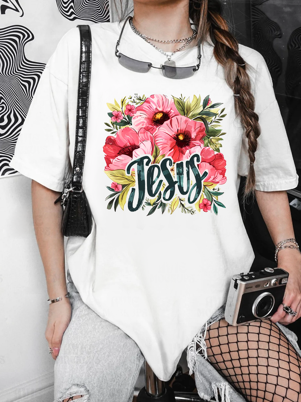 Flower of Jesus Women T-shirt