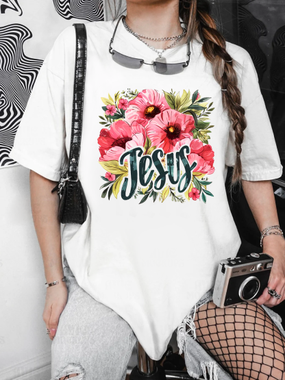 Flower of Jesus Women T-shirt