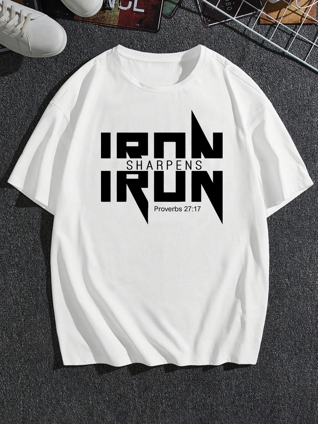 Iron Sharpens Iron Christian Tee
