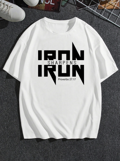 Iron Sharpens Iron Christian Tee