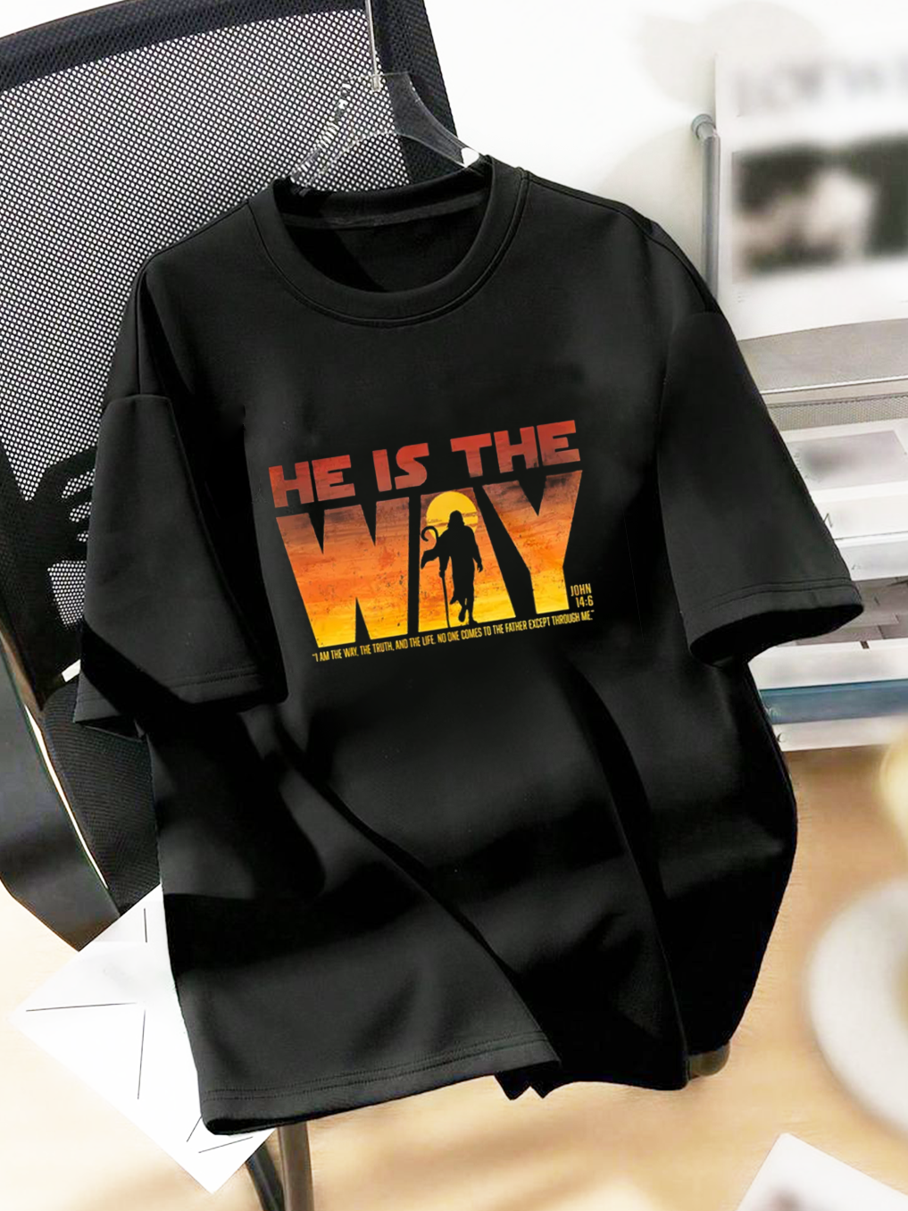He Is The Way Tee-Faith Design