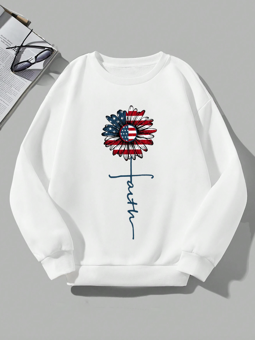 The Flower of Faith Blooms Sweatshirt