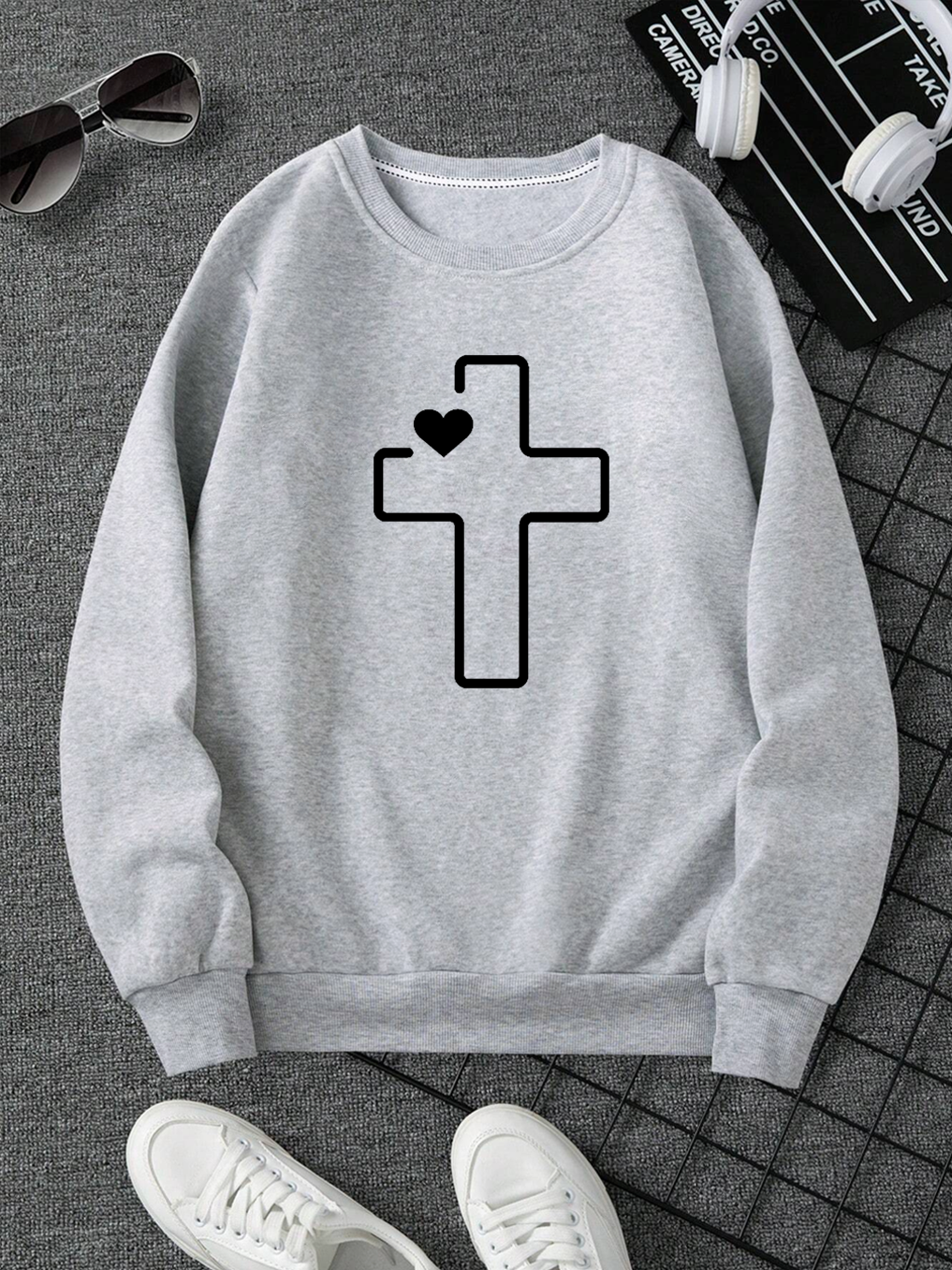 Love Cross Sweatshirt