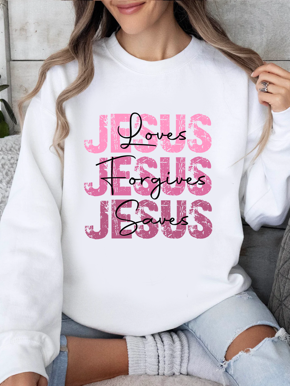 [Copy][Copy][Copy]YHWH Our  Very Breath Speaks His Name Sweatshirt