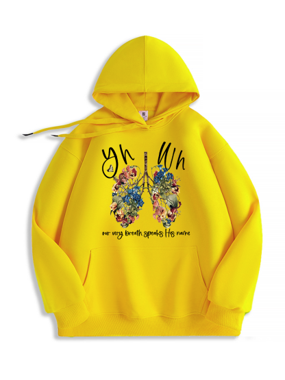 YHWH Our Very Breath Speaks His Name Hoodie