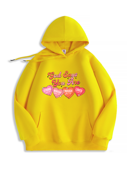 God Says You Are Strong Hoodie