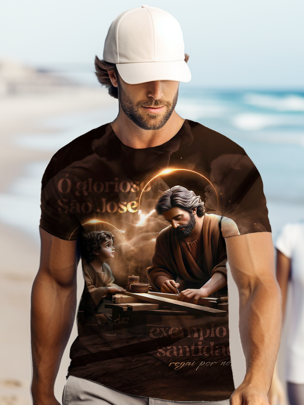 St. Joseph the Carpenter Full Printing On Both Sides