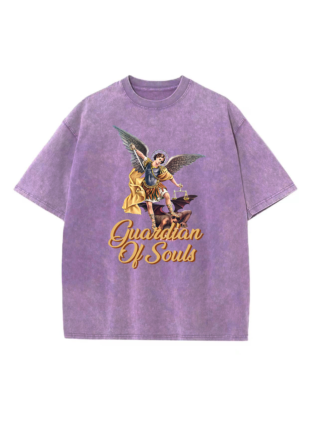 Guardian  Of Souls Washed T-shirt