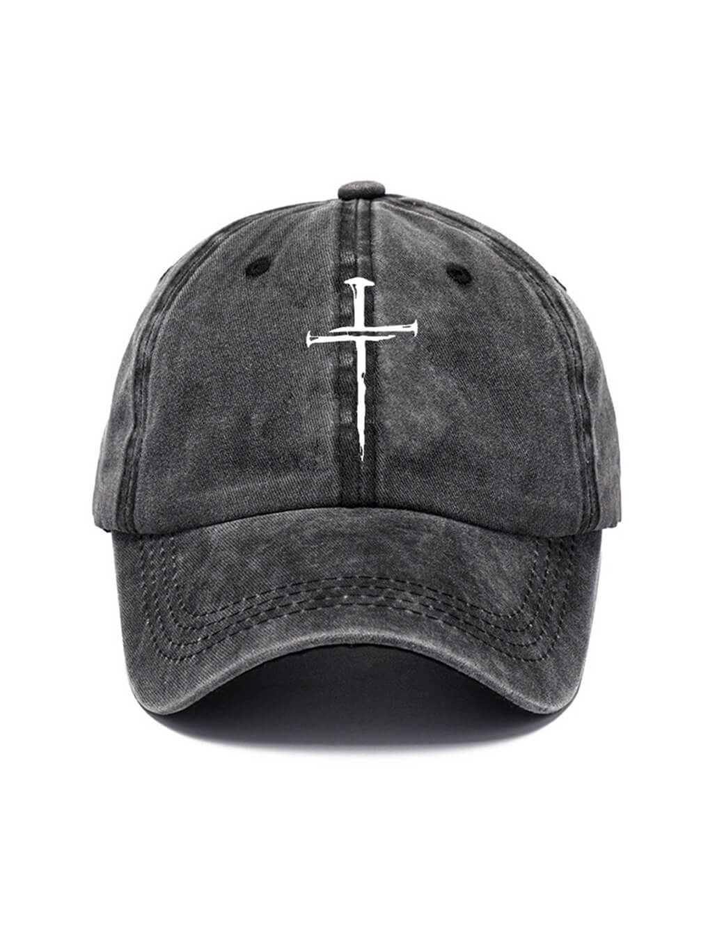 Cross Washed Cotton Hat