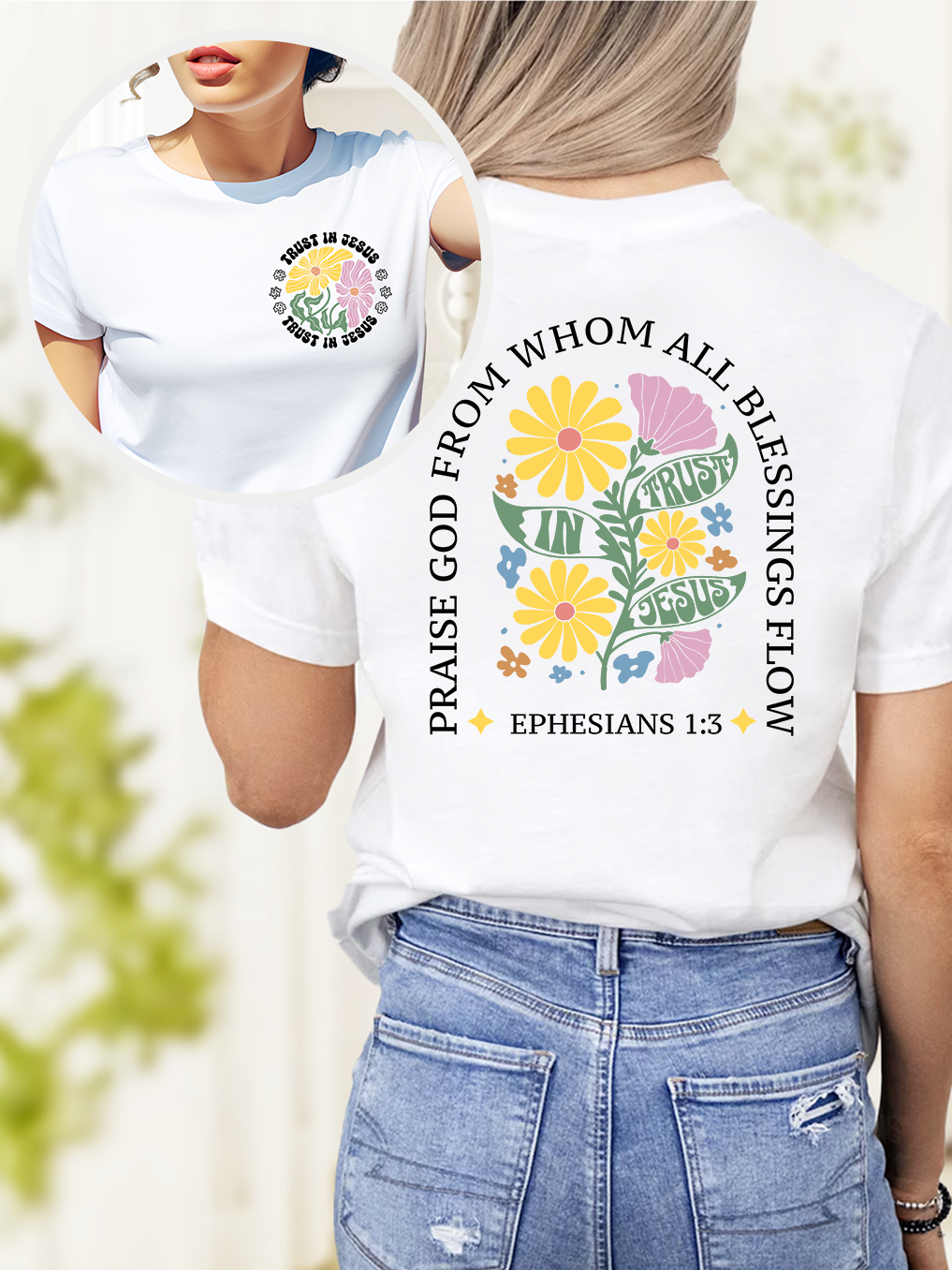 Praise God From Whom All Blessings Flow Women Tee