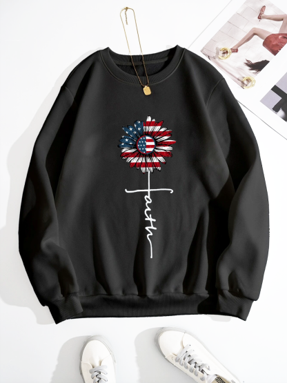 The Flower of Faith Blooms Sweatshirt
