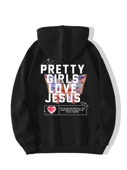 Pretty Girls Love Jesus Hoodie