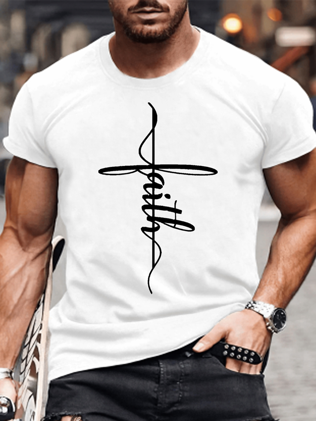 Faith Cross Tee