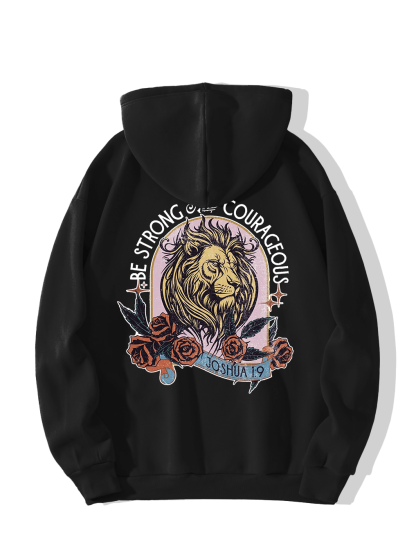 Be Strong And Courageous Hoodie