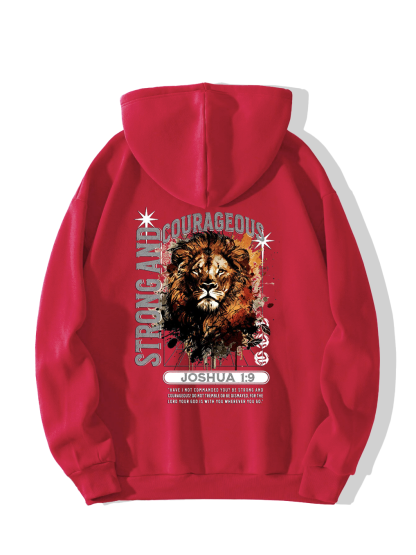 Strong And Courageous Hoodie