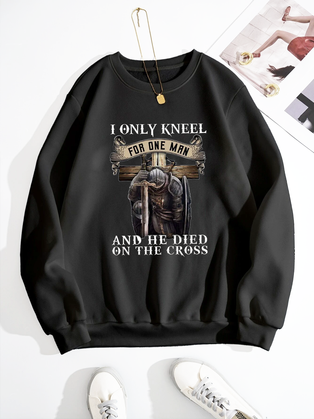 [Copy]The Lord is My Rock Sweatshirt