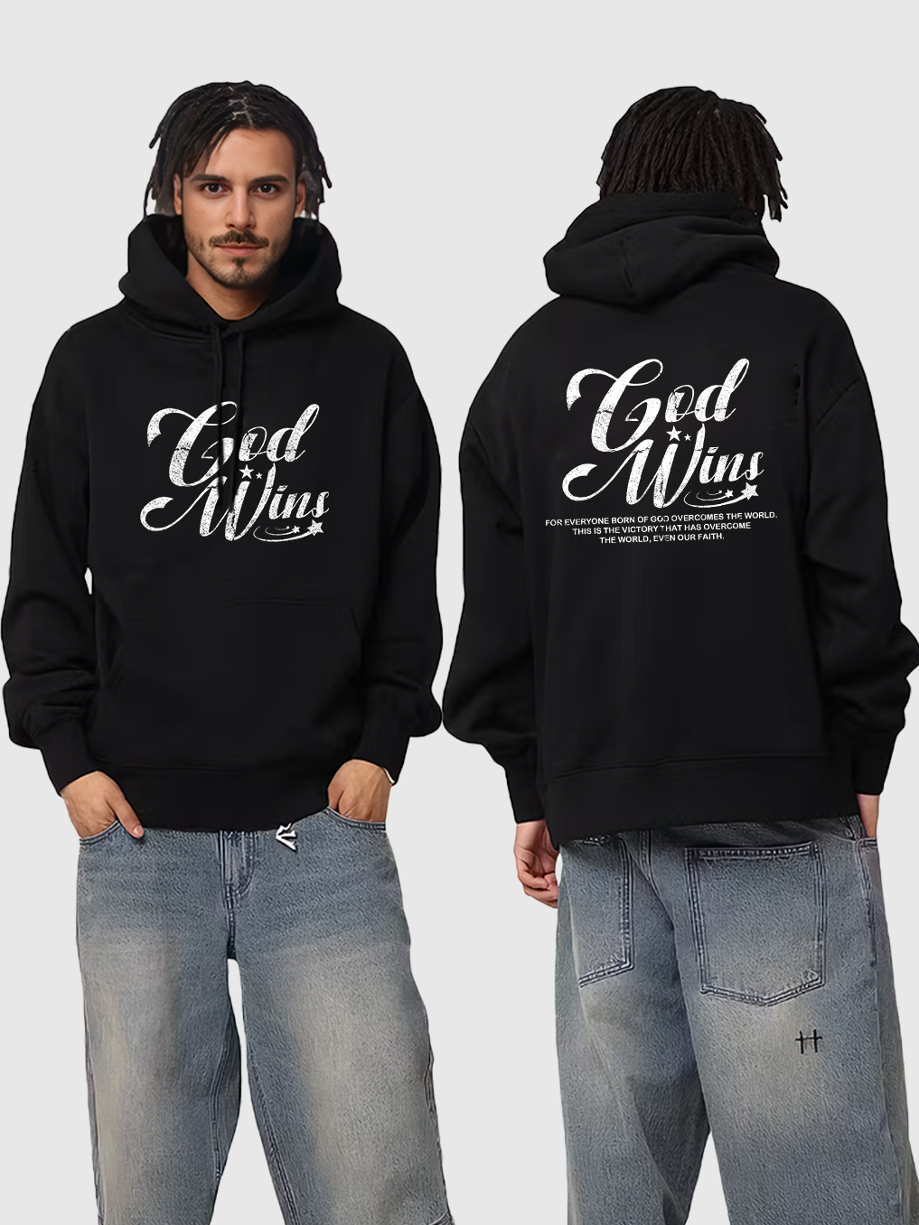 God Wins Hoodie