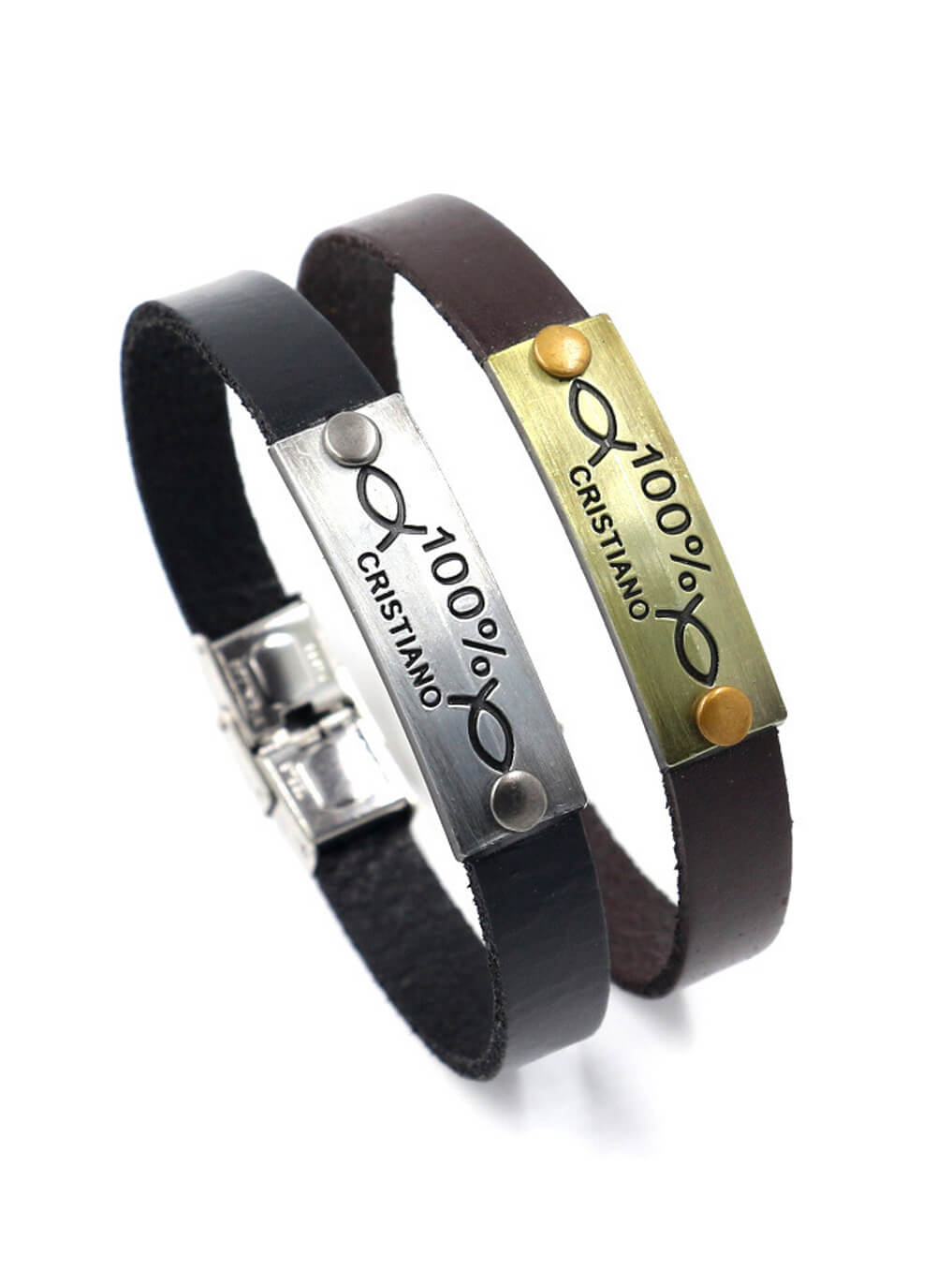 100% Christiano Leather Bracelet