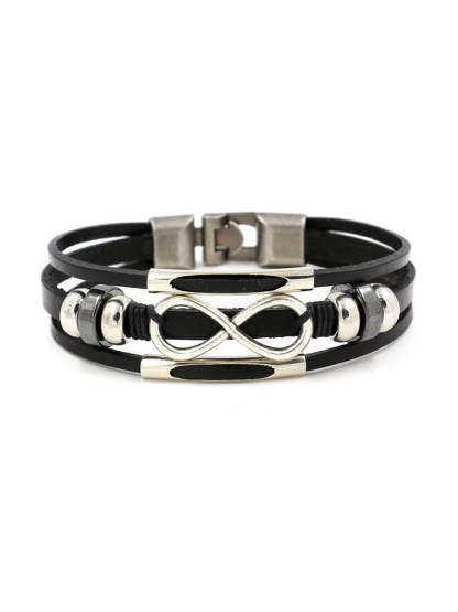  Infinite Leather Bracelet