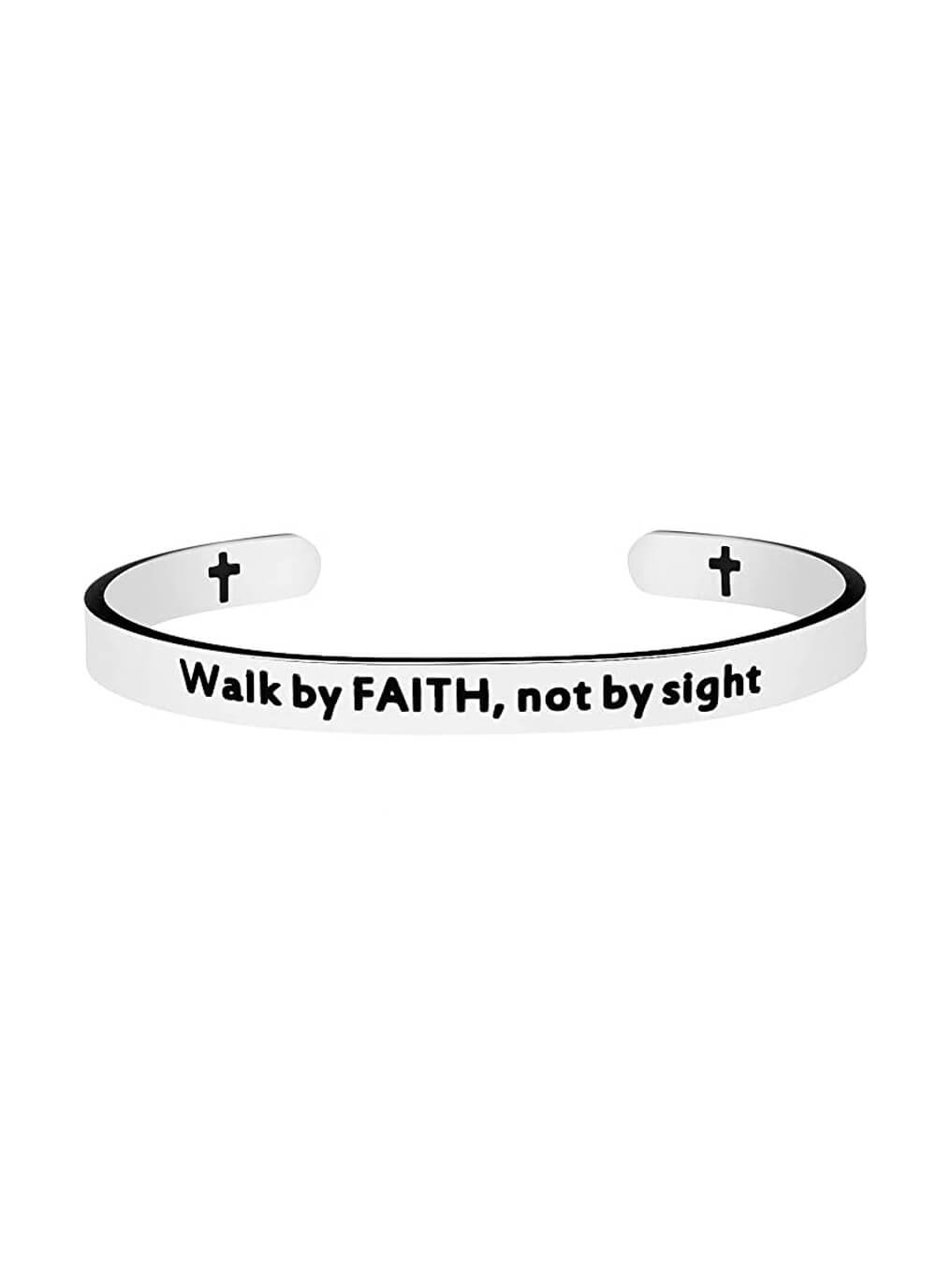 Walk By Faith Not By Sight Bracelet
