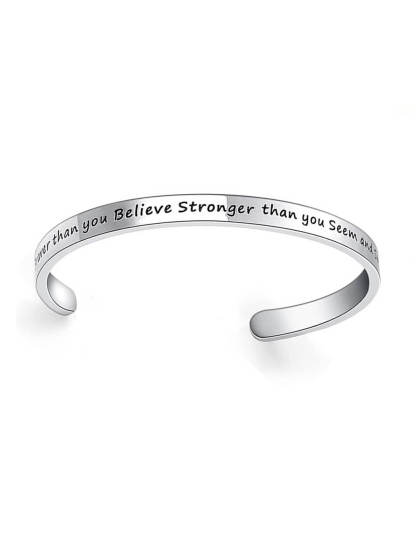 Believe Stronger Bracelet