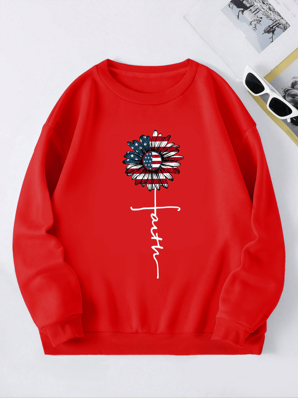The Flower of Faith Blooms Sweatshirt
