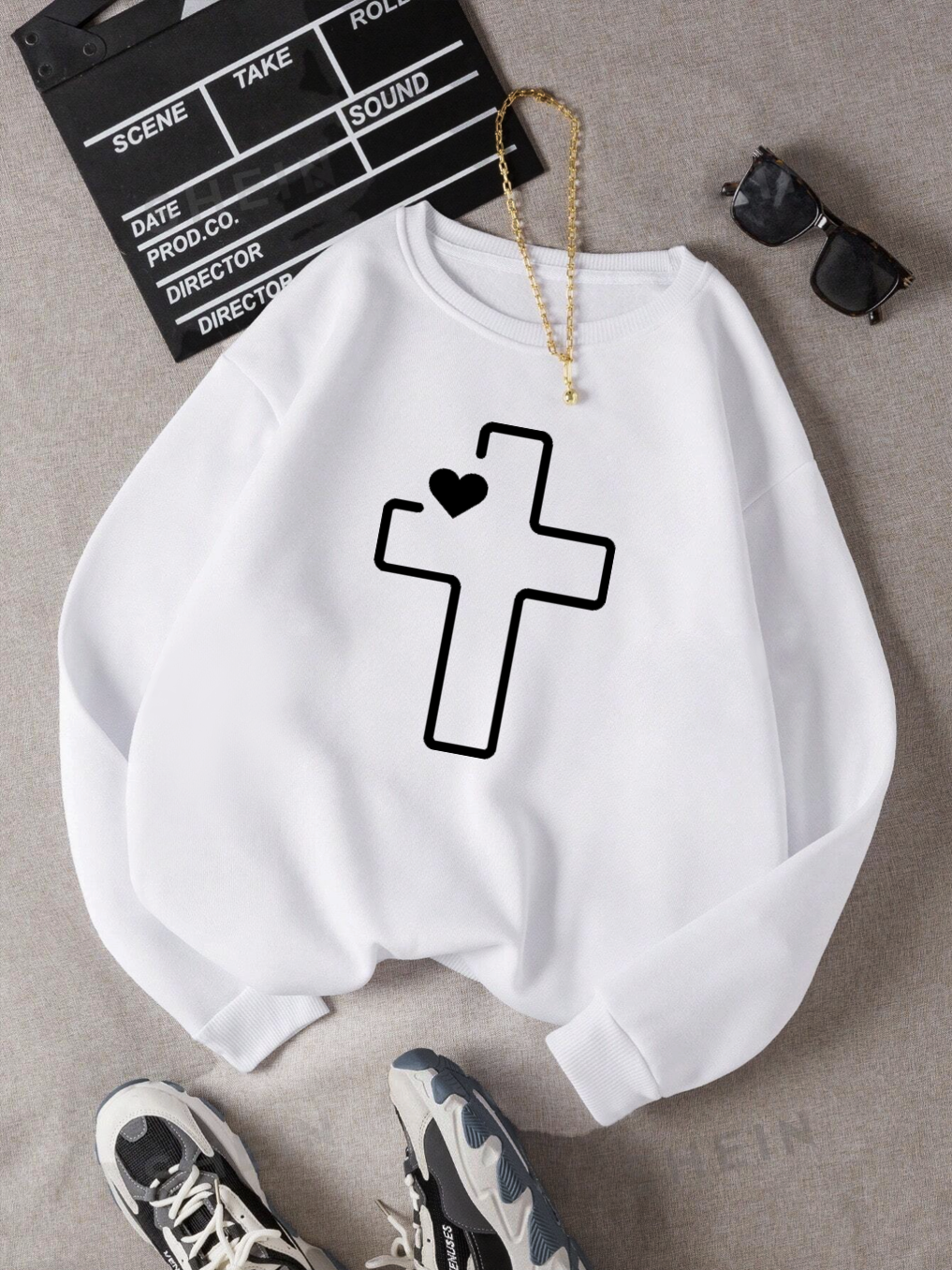 Love Cross Sweatshirt