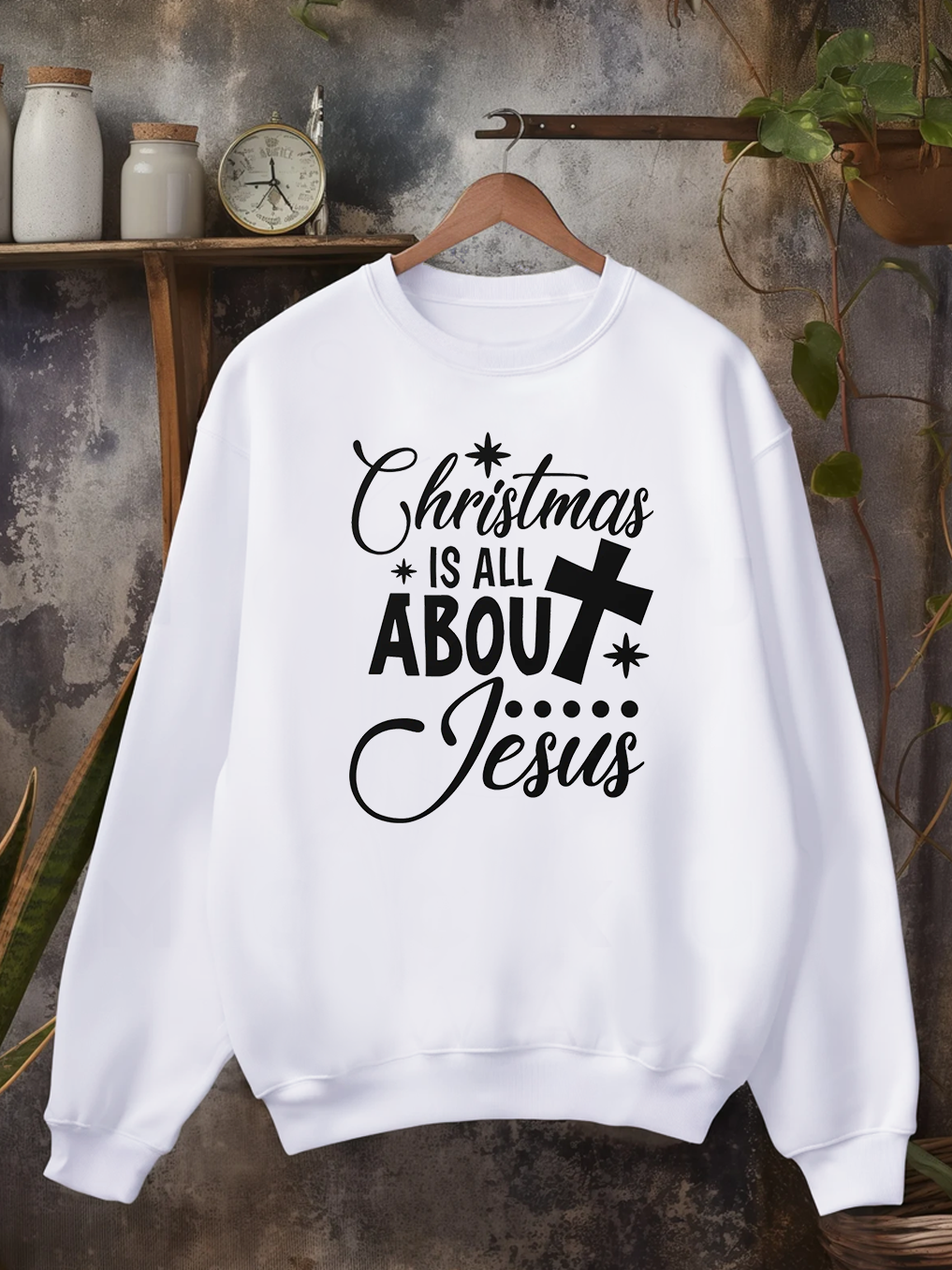 Christmas Is All About Jesus Sweatshirt