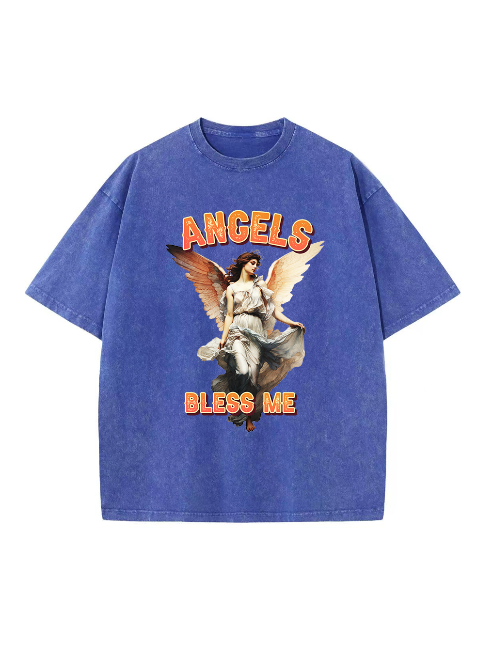 Angels Bless Me Washed T-shirt