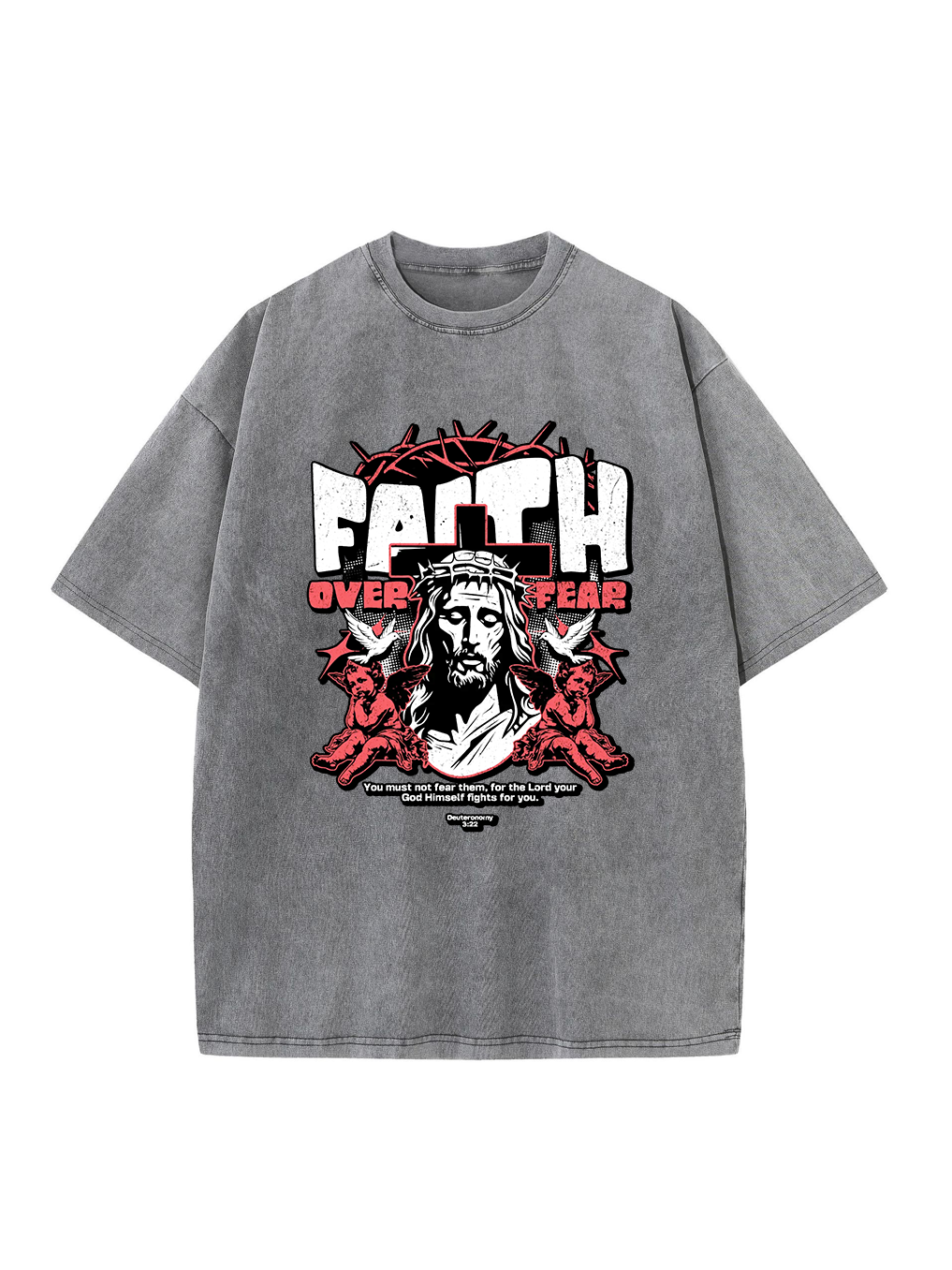 Faith Over Fear Washed T-shirt