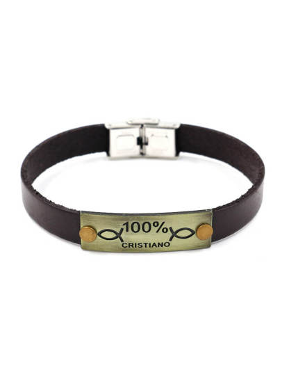 100% Christiano Leather Bracelet